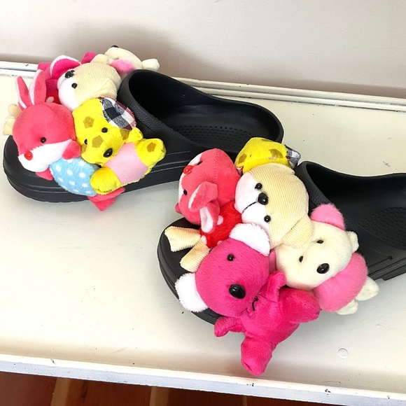 Too Cute Stuffed Animal Slides Size 10 US / 40 - Picture 12 of 16